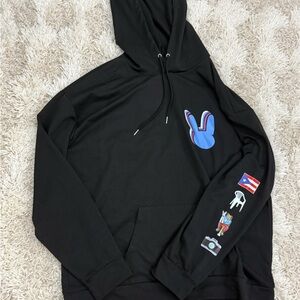 Black Graphic Hoodie